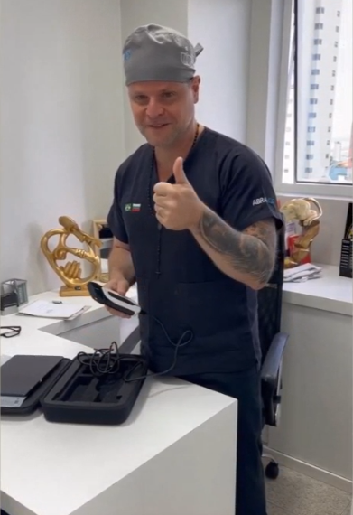 such as scar excision and reconstruction. The device can help the surgeon to determine the thickness and extent of the scar tissue and its relationship to underlying structures. 